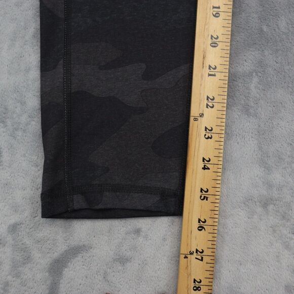 Aeropostale Pants Womens L Black Camouflage Stretchable High Waist Pull On - Picture 6 of 13